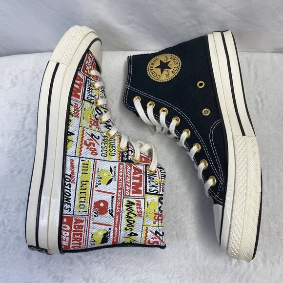 Converse Chuck 70 Hi "MiGente" Hi-Top Sneakers Black Unisex Lace-Up New171572C - Picture 10 of 16